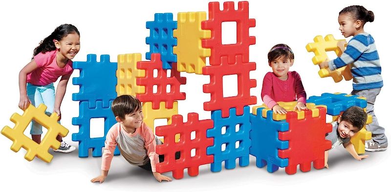 Photo 1 of (READ NOTES) Little Tikes Big Waffle Block Set - 18 Pieces 