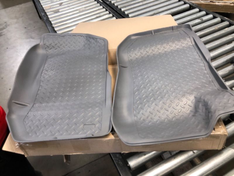 Photo 1 of Husky Liners Classic Style Series | 2nd Seat Floor Liner | 65451 | Fits 2001-2004 Toyota Tacoma Double Cab 2 Pcs (GREY)