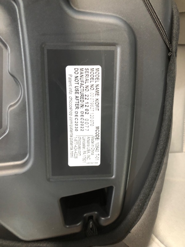 Photo 1 of Chicco KidFit ClearTex Plus 2-in-1 Belt-Positioning Booster Car Seat, Backless and High Back 