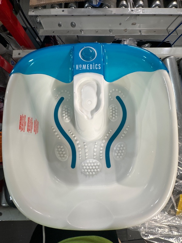 Photo 2 of ***SEE NOTES*** HoMedics Bubble Mate Foot Spa, Toe Touch Controlled Foot Bath with Invigorating Bubbles and Splash Proof