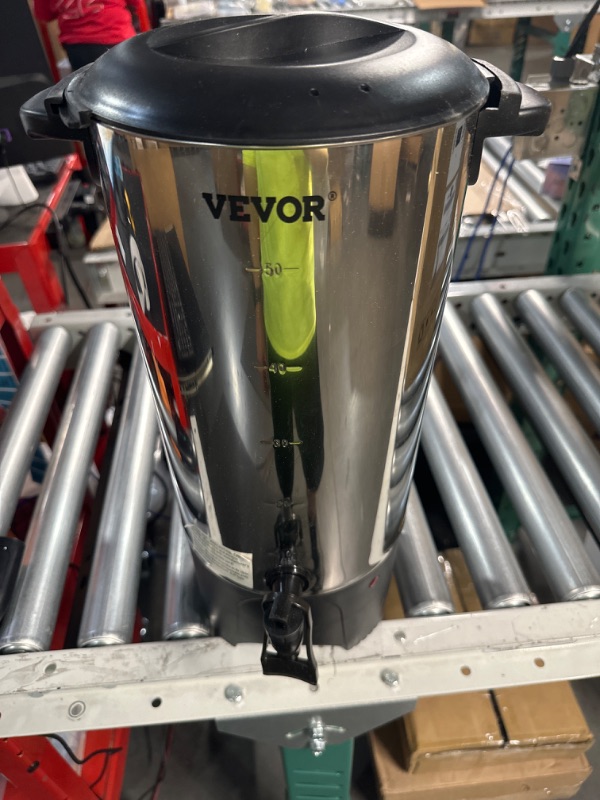 Photo 2 of **SEE NOTES** VEVOR Commercial Coffee Urn 50 Cup Stainless Steel Coffee Dispenser Fast Brew