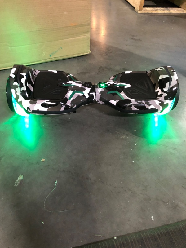 Photo 2 of *SEE NOTES* 
Hover-1 H1-100 Electric Hoverboard Scooter with Infinity LED Wheel Lights Camo