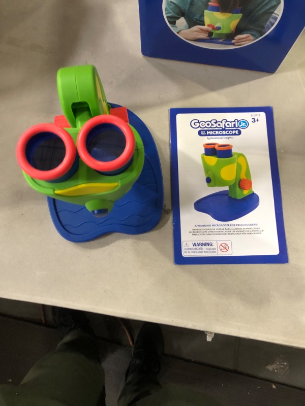 Photo 3 of 8SEE NOTES* GeoSafari Jr. My First Kids Microscope Toy, Preschool Science, STEM Toy, Gift for Boys & Girls, Ages 3+ Multi-color