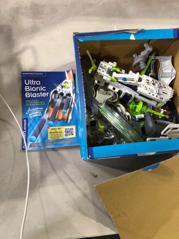 Photo 2 of *SEE NOTES* Thames & Kosmos Ultra Bionic Blaster STEM Experiment Kit | Construct a Robotic Foam Dart Blasting Glove