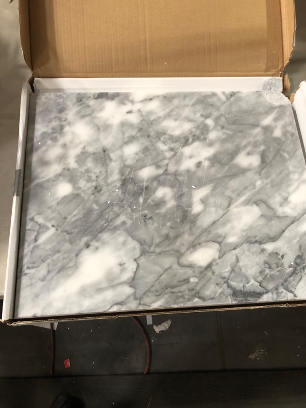 Photo 3 of *SEE NOTES* Fox Run Marble Pastry Board, 12" x 16", White 12 x 16 inch Pastry Board White