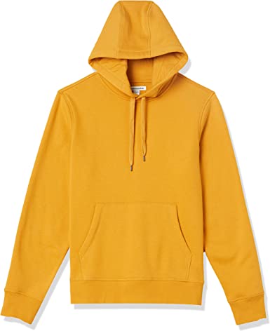 Photo 1 of Amazon Essentials Men's Hooded Fleece Sweatshirt Medium (GOLD)