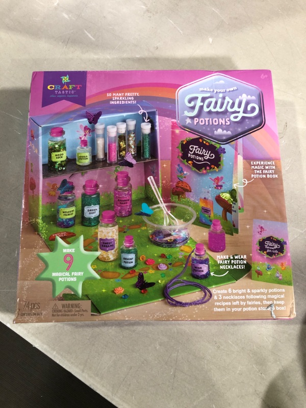 Photo 2 of Craft-tastic – Fairy Potions Craft Kit – Make 9 Magical Fairy Potions Craft-tastic DIY Fairy Potions Craft Kit