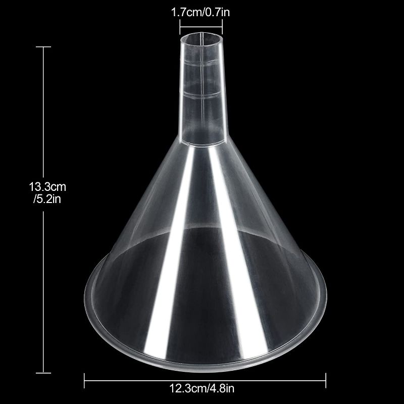 Photo 1 of **SEE NOTES**
30Pcs 4.8" Plastic Funnel for Bottles Filling