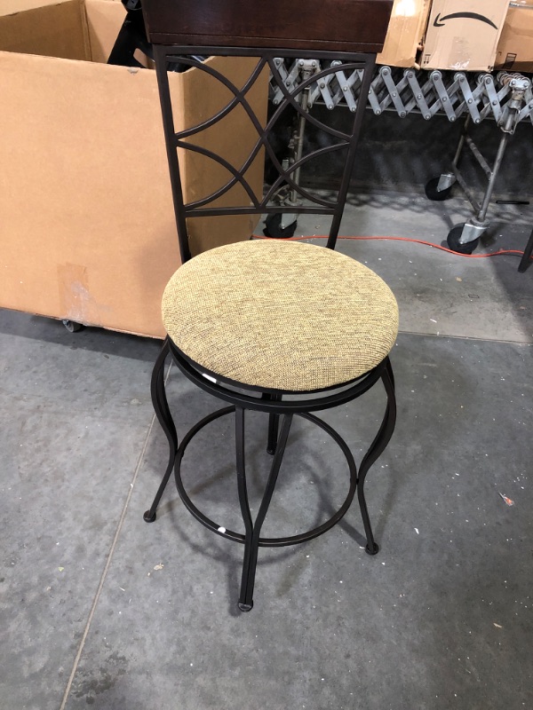 Photo 1 of **FOR PARTS ONLY*** Linon Curves Back Bar Swivel Stool 30"