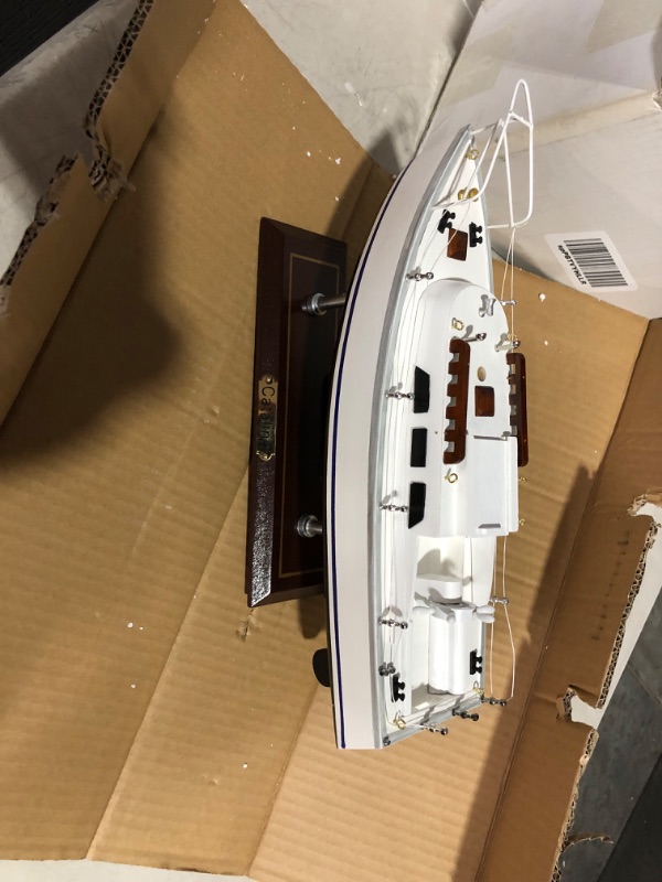 Photo 4 of **SEE NOTES**
Hampton Nautical Wooden Catalina Yacht Model, 24"