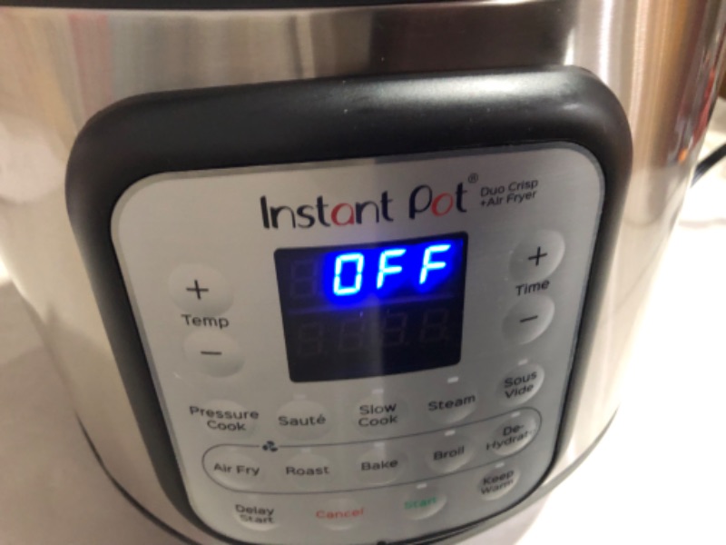 Photo 6 of ***MAJOR DAMAGE - SEE NOTES***
Instant Pot 8 qt 11-in-1 Air Fryer Duo Crisp + Electric Pressure Cooker