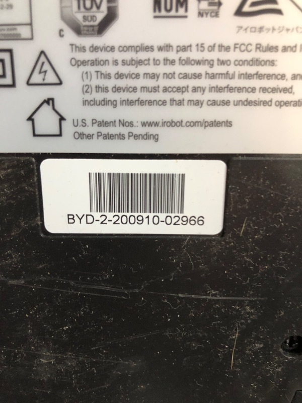 Photo 8 of **DOES NOT POWER ON** FOR PARTS ONLY  iRobot Roomba s9+ (9550) Robot Vacuum with Automatic Dirt Disposal- Empties itself, Wi-Fi Connected, Smart Mapping, Powerful Suction, Corners & Edges, Ideal for Pet Hair, Black