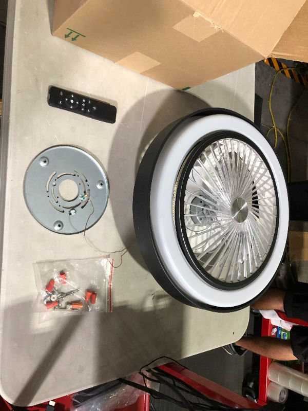 Photo 3 of ***MISSING PARTS - UNTESTED - SEE NOTES***
POWROL Modern Ceiling Fan with Lights