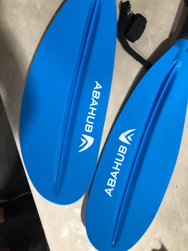 Photo 5 of Abahub 1 x Kayak Paddles, 90.5 Inches Plastic Blades blue 86''