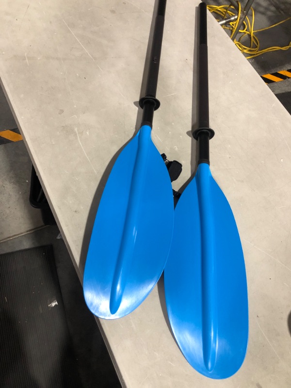 Photo 1 of Abahub 1 x Kayak Paddles, 90.5 Inches Plastic Blades blue 86''