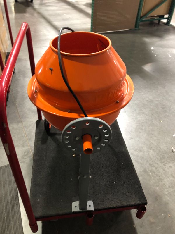 Photo 4 of **MISSING HANDLE**
YARDMAX YM0046 1.6 Cu. Ft. Concrete Mixer