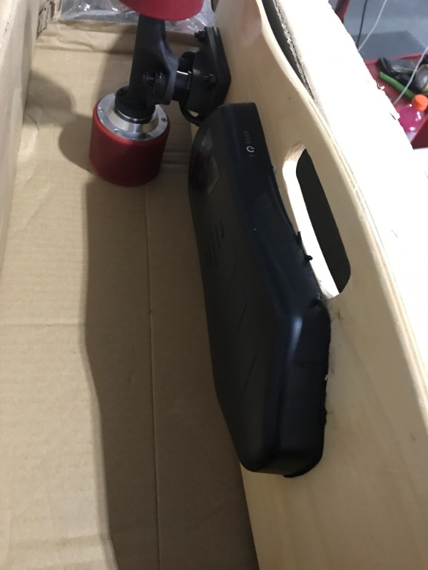 Photo 6 of **PARTS ONLY, NON-FUNCTIONAL**
Caroma Electric Skateboard, 350W Electric Skateboard with Wireless Remote Load up to 220lbs Red Black