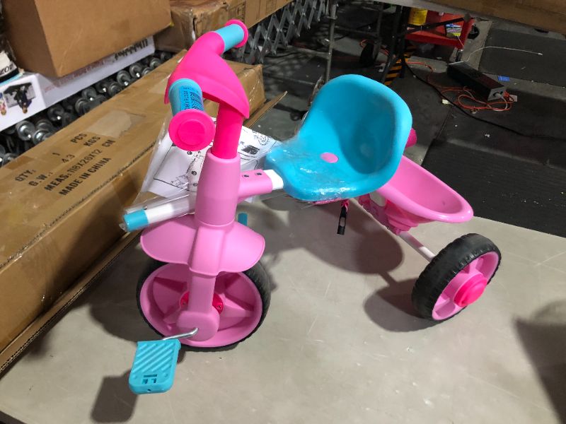 Photo 3 of KRIDDO 2 in 1 Kids Tricycles Age 18 Month to 3 Years, Pink