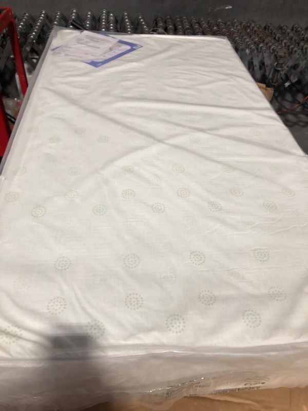 Photo 1 of Delta Children Twinkle Galaxy Dual Sided Crib and Toddler Mattress - Premium Sustainably Sourced Fiber Core - Waterproof - GREENGUARD Gold Certified (Non-Toxic)
