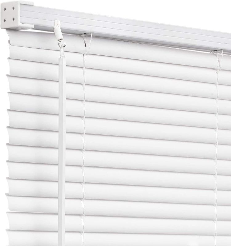 Photo 1 of **SEE NOTES**
Changshade Cordless 1” Vinyl Horizontal Blind with Tilt Wand for Windows and Doors, Light Filtering Venetian Window Blind, 58 inches Wide, White BLD58WT64A
