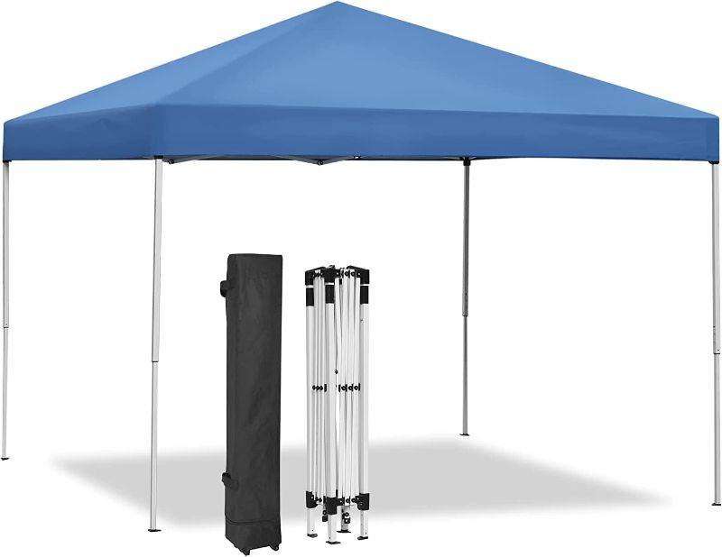 Photo 1 of **SEE NOTES**
ZENY 10x10 Pop Up Canopy Tent Portable Outdoor Canopy Tent, Wheeled Carry Bag
