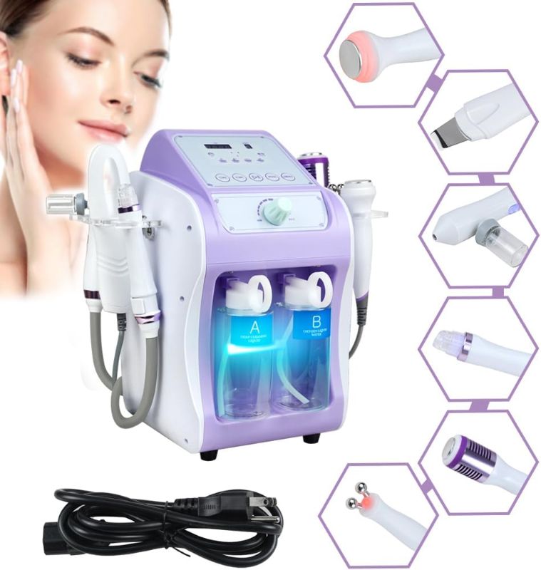 Photo 1 of **SEE NOTES**
Ottjakin 6 in1 Hydra Hydro Machine Hot Cold Skin Care Device Water Dermabrasion Deep Facial Cleansing Equipment Face Spa Home
