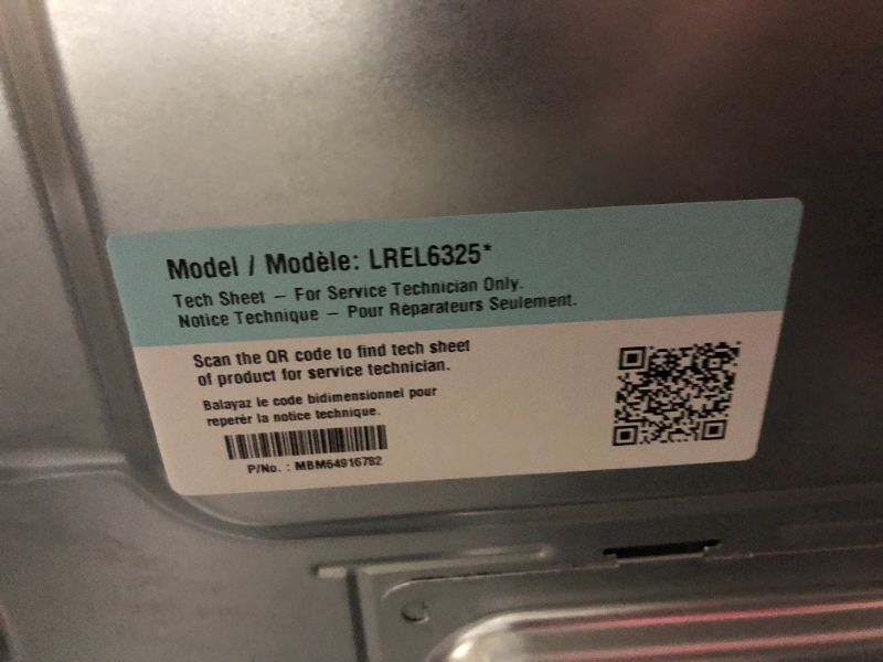 Photo 9 of ***DAMAGED - UNTESTED - SEE NOTES***
LG InstaView AirFry 30-in Smooth Surface 5 Elements 6.3-cu ft Self-Cleaning Air Fry Convection OveN