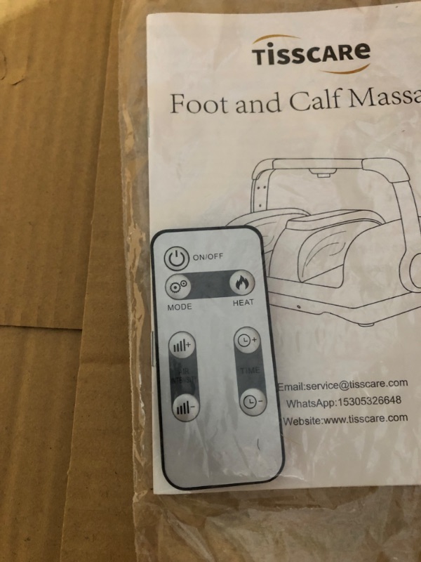Photo 1 of TISSCARE Shiatsu Foot Massager Machine w/ Remote & Heat for Plantar Fasciitis & Neuropathy, Deep Kneading Calf Massage, Leg Massager, Promote Blood Circulation & Pain Relief & Better Sleep