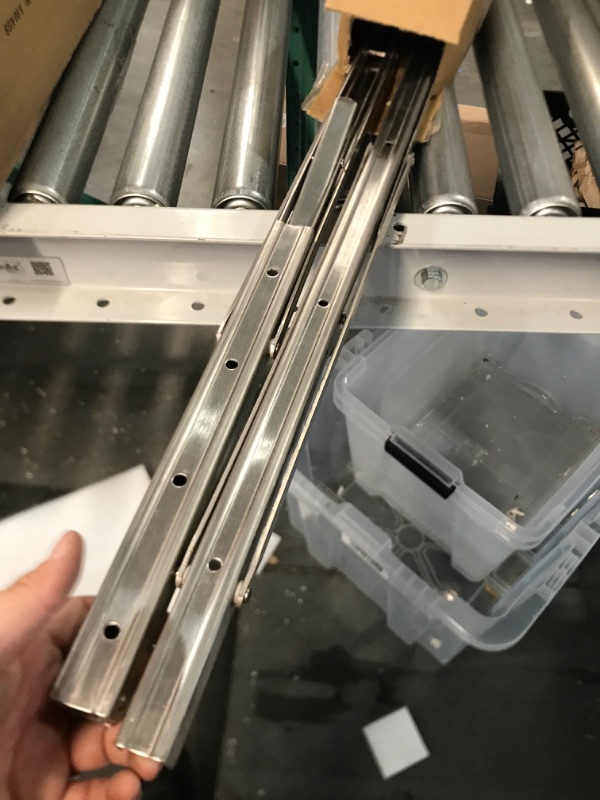 Photo 1 of Linear Rail Guide Rail, 2pcs SBR16-750mm 16mm Linear Slide Guide Shaft Rail 4 SBR16UU Bearing Block CNC Parts Guide Rail Set for Lathes