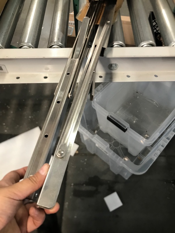 Photo 1 of Linear Rail Guide Rail, 2pcs SBR16-750mm 16mm Linear Slide Guide Shaft Rail 4 SBR16UU Bearing Block CNC Parts Guide Rail Set for Lathes