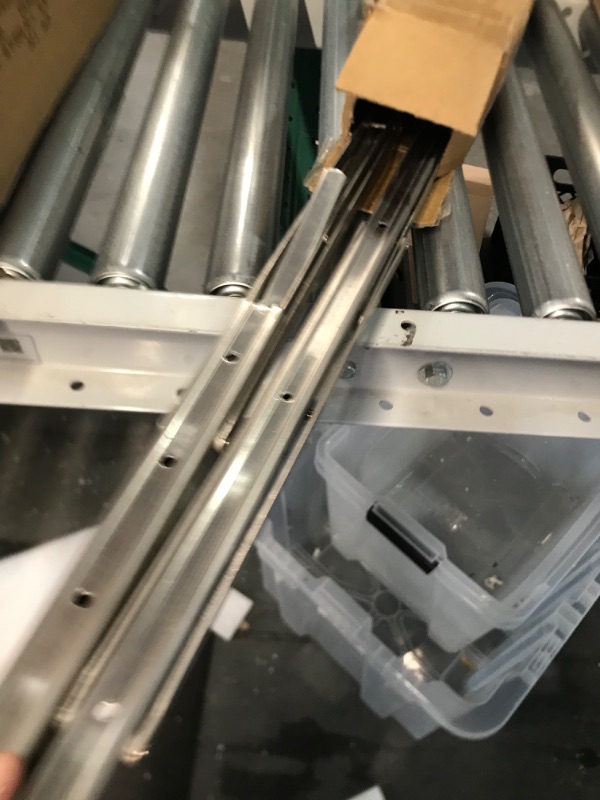 Photo 1 of Linear Rail Guide Rail, 2pcs SBR16-750mm 16mm Linear Slide Guide Shaft Rail 4 SBR16UU Bearing Block CNC Parts Guide Rail Set for Lathes