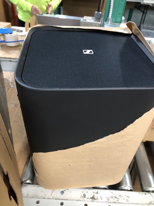 Photo 2 of Sennheiser AMBEO Subwoofer for TV and Music with Immersive 3D Surround Sound a Thundering Deep Bass Down to 27 Hz - 8'' Woofer with 350W Class D Amplifier - Black