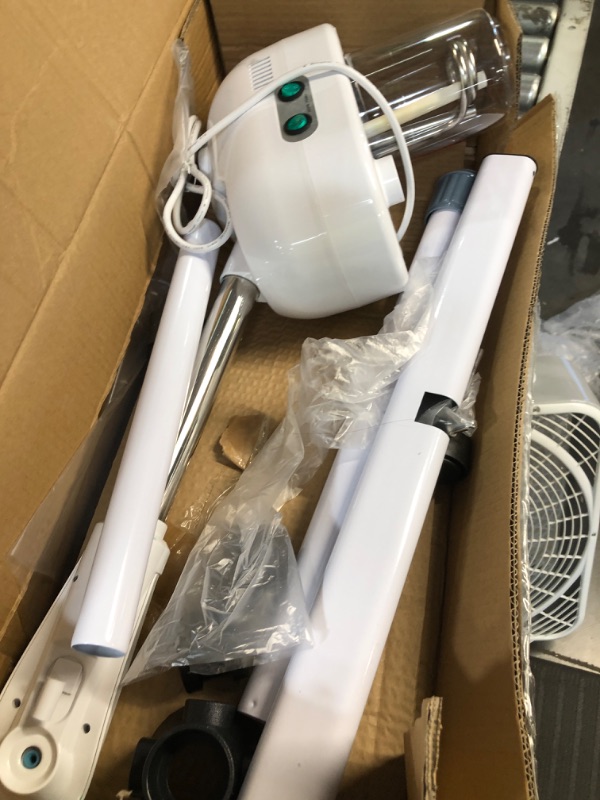 Photo 2 of Longing Home Professional Facial Steamer, Standing Facial Steamer with Hot Mist Function and Ozone Function, Facial Steamer with Wfor Personal Home Salon Spa Skin Cleaning ?White?