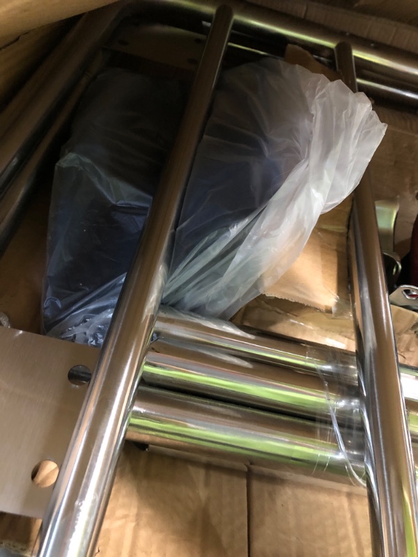 Photo 1 of (READ NOTES) ROMOON Laundry Sorter, 3 Bag Laundry Hamper Sorter with Rollers Blue