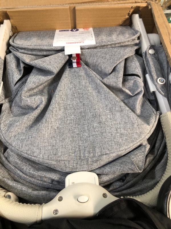 Photo 3 of BABY K Lightweight Travel Stroller - Includes Travel Storage Pouch - A Collapsible Airplane Stroller with Adjustable Reclining Backrest & Easy One-Hand Fold for Infant & Toddler of 3-36 Months Grey