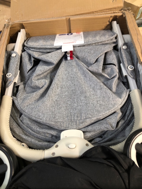 Photo 2 of BABY K Lightweight Travel Stroller - Includes Travel Storage Pouch - A Collapsible Airplane Stroller with Adjustable Reclining Backrest & Easy One-Hand Fold for Infant & Toddler of 3-36 Months Grey