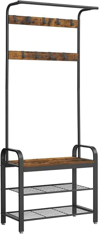 Photo 1 of *SEE NOTES* VASAGLE Hall Tree Entryway Coat Rack UHSR40B