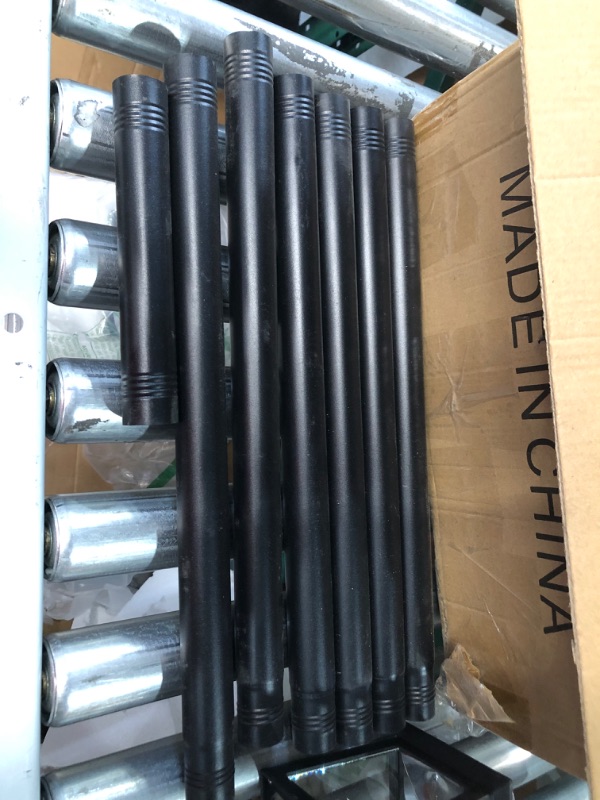 Photo 3 of [DAMAGE] 44"Solar Lamp Post Lights 2Pack