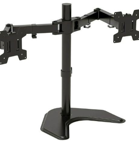 Photo 1 of [USED] Dual Monitor Stand for 2 Monitors up to 27 inch 