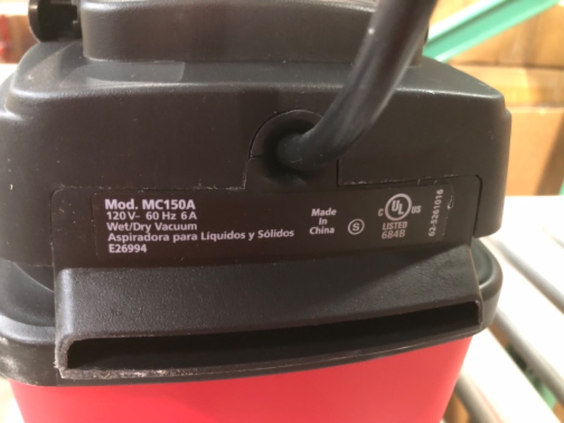 Photo 3 of [USED] Shop-Vac 2021000 Micro Wet/Dry Vac 