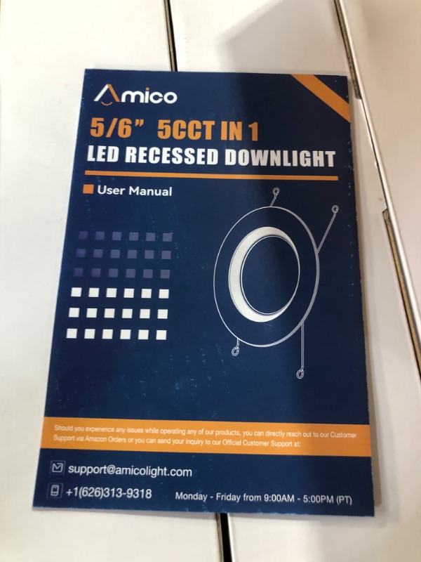 Photo 3 of [USED] Amico 5/6 inch 5CCT LED Recessed Lighting 24 Pack