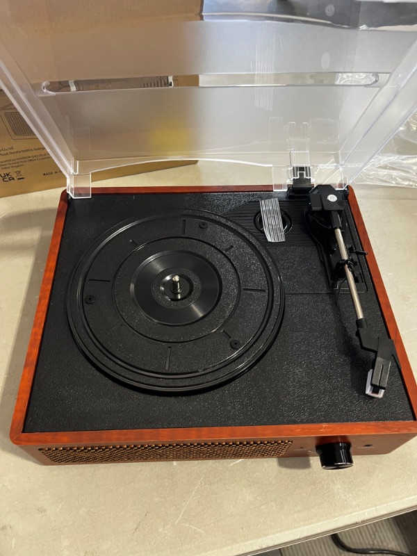 Photo 3 of Vinyl Player Bluetooth Turntable Vinyl Record Player with Speakers Turntables