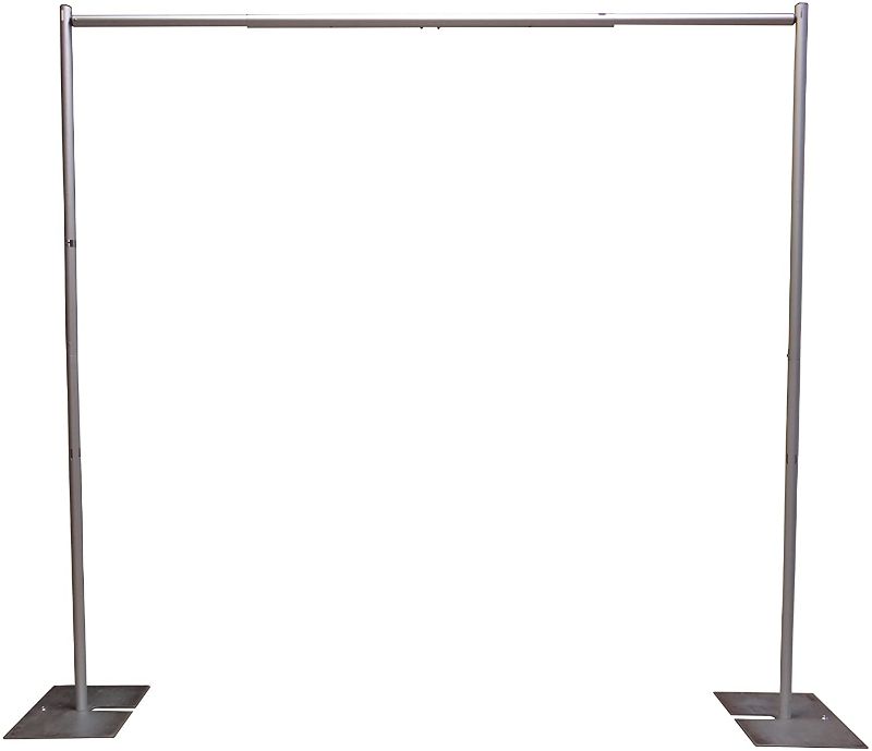 Photo 1 of *SEE NOTES* OnlineEEI Premier Portable Pipe and Drape Backdrop Kit 8ft x 10ft (No Drapes)
