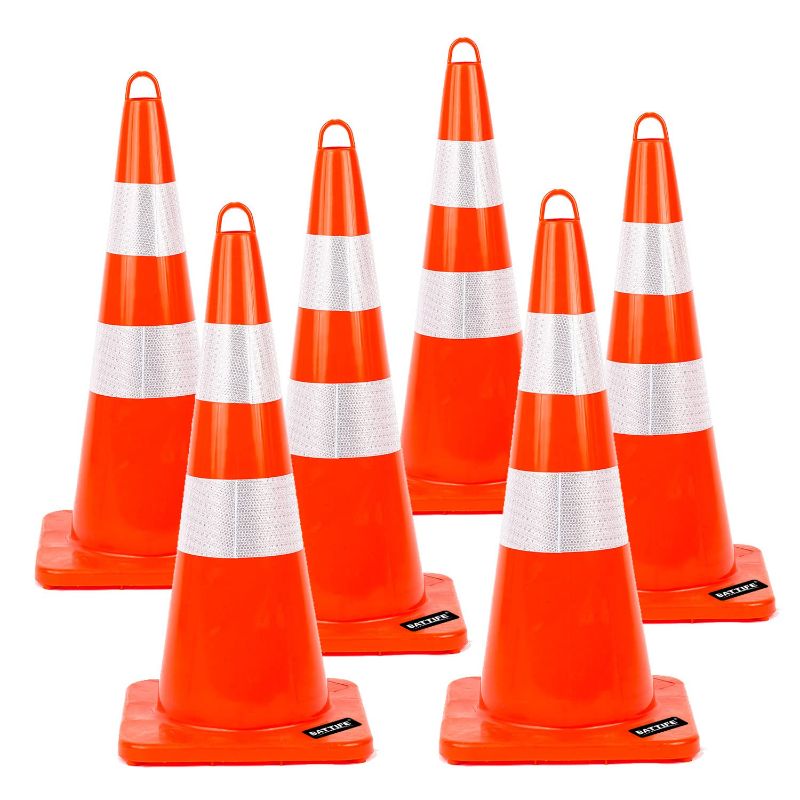 Photo 1 of (Parts Only) 18 inch Traffic Cones 12 pack 