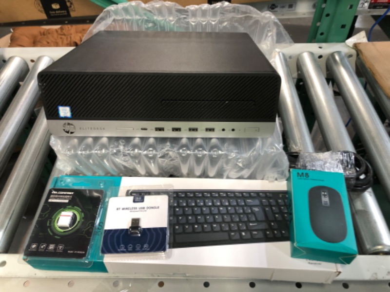 Photo 2 of Amazon HP Elitedesk 800 G3 Bundle w/ Intel i7,  4.20 GHz, 32GB DDR4, New 1TB NVMe M.2 SSD NVME, INCLUDING Accessories.