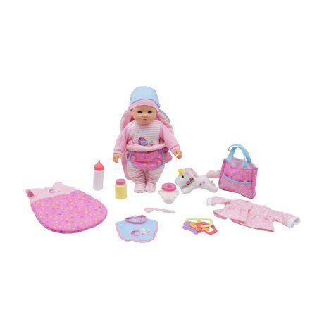 Photo 1 of Dream Collection 16 Inch Toy Baby Doll Traveling Set