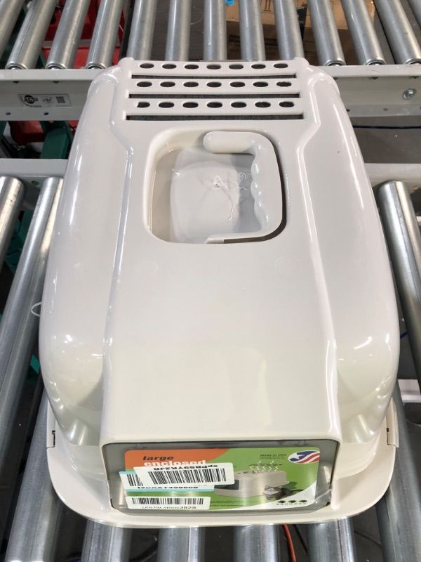 Photo 2 of **BRAND NEW**  Van Ness Pets Odor Control Large Enclosed Cat Litter Box, Hooded, Pearl, CP6