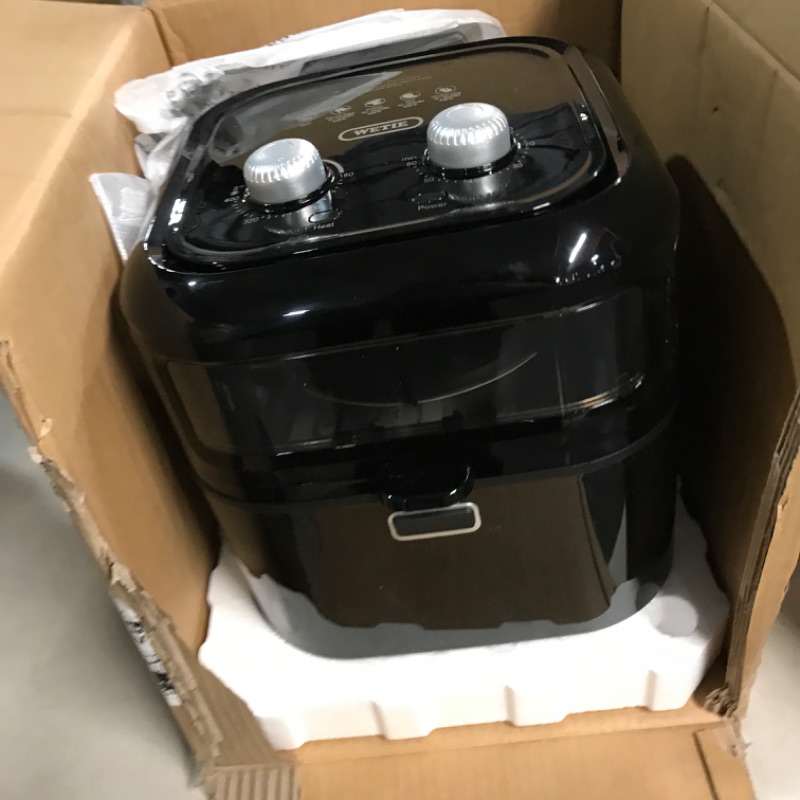 Photo 2 of **SEE NOTES**
WETIE Air Fryer, 7 QT Airfryer Oilless Cooker, 1400W Hot Air Fryers with Visible Window, Non-stick Basket, Temperature & Time Knob, Suitable for Families of 4 to 8, Black