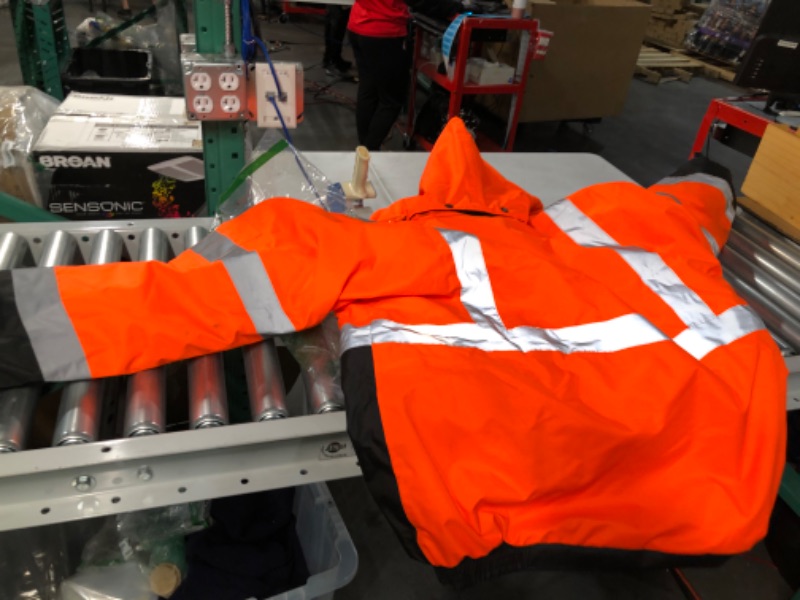 Photo 2 of Pomerol High Visibility Reflective Jacket, ANSI Class 3 Bomber Jacket *no tears/rips*