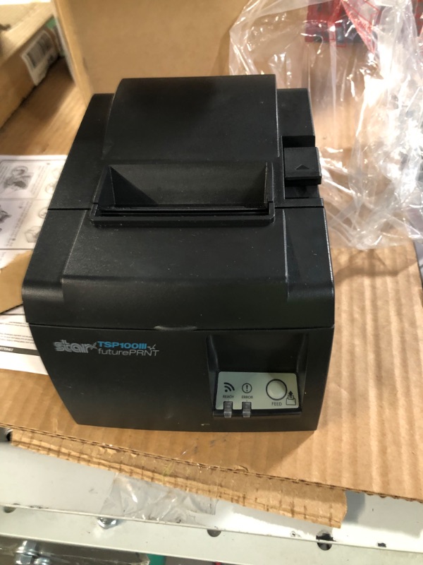 Photo 5 of Star Micronics TSP143IIIW Wi-Fi (WLAN) Thermal Receipt Printer *LOOKS NEW* *NOT TEST*